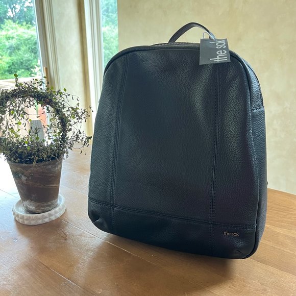 New the sak Women\'s De Young Backpack in Leather, Black, One Size MSRP: $199 main image 8